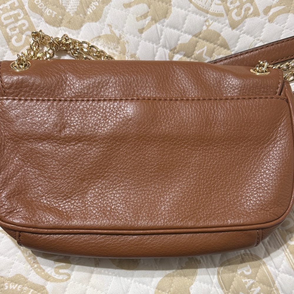 Michael Kors Brown Leather Crossbody Bag - Picture 3 of 6